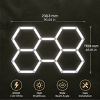 Hex LED Garage Light Kit (5-Piece)
