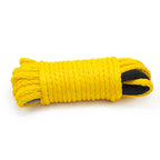 Synthetic Winch Rope 6mm x 30m, 8000 lbs UHMWPE Winch Line with Forged Hook, Orange