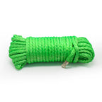 Synthetic Winch Rope 6mm x 15m, 8000 lbs UHMWPE Winch Line with Forged Hook, Orange