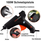 Paintless Dent Repair Kit Lite with Glue Gun, Slide Hammer, Dent Lifter and Pulling Bridge