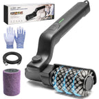 Cordless Electric Grill Brush with 2 Replaceable Heads, Rechargeable BBQ Grate Cleaner for Gas and Charcoal