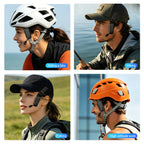 Motorcycle Helmet Bluetooth Intercom 2 Pack, Rider-to-Rider Talk up to 1000m with Music Sharing