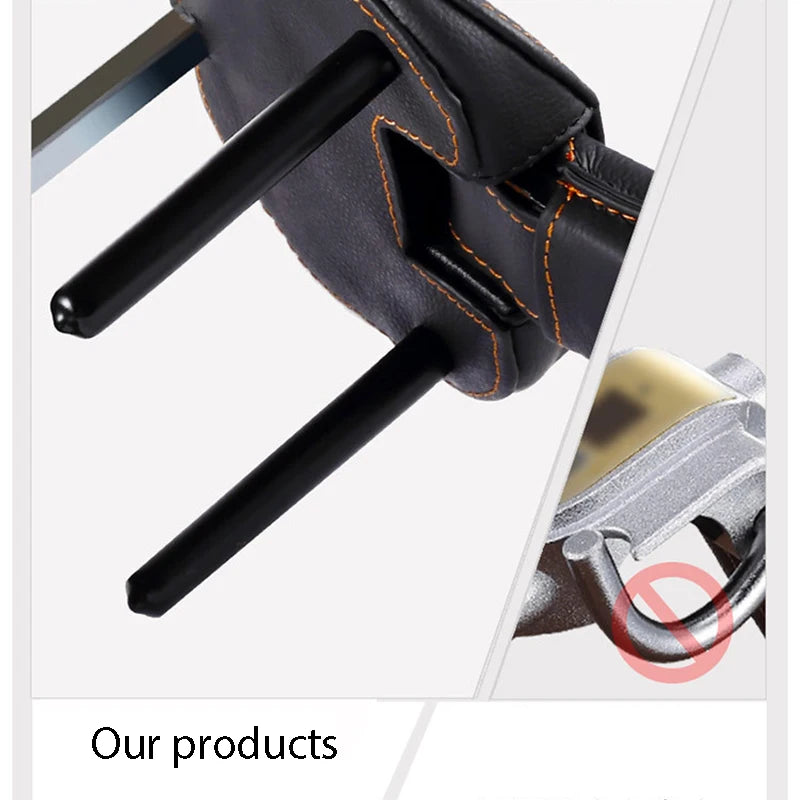 Folding Steering Wheel Lock with Alarm