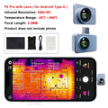 Thermal Imaging Camera for USB-C Android Phones, 256 x 192 Resolution with -20 to 550°C Measuring Range
