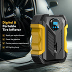 12V Tyre Inflator, 150 PSI Auto-Stop