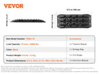 Recovery Traction Boards Pair, 10 Tonne Rated PP Tyre Traction Mats for 4WD, SUV and RV, Black Short