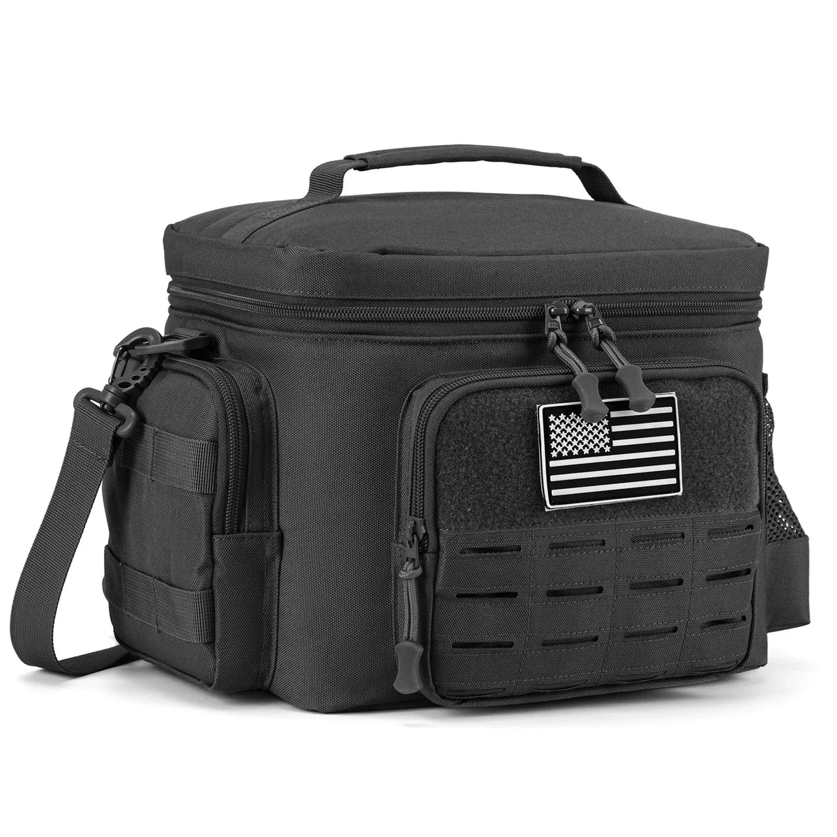 Tactical Insulated Cooler Lunch Bag, Leak-Resistant and Heavy Duty for Work, Camping and Picnics, Green