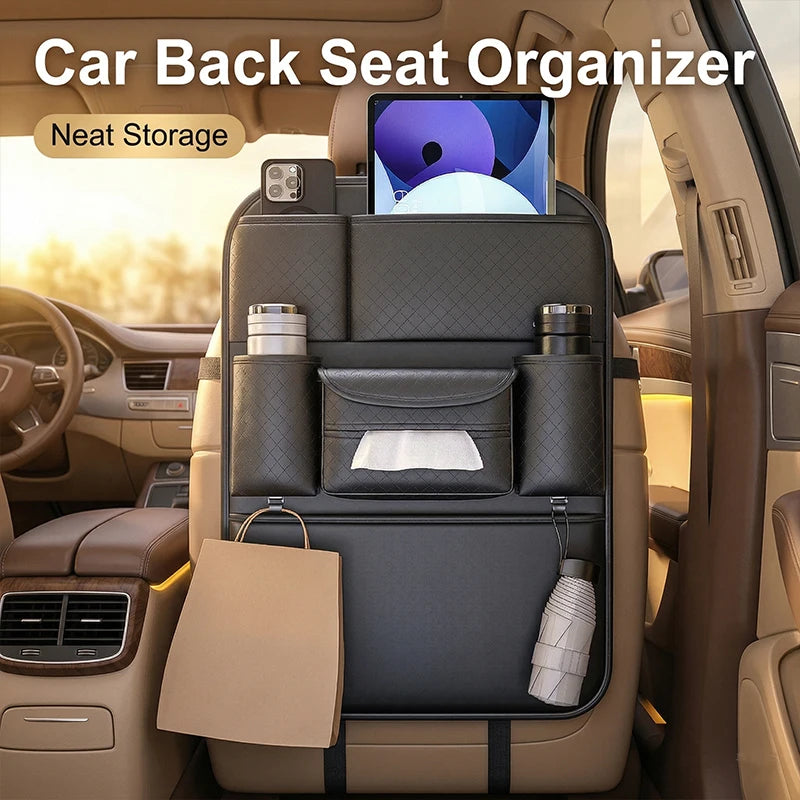 Seat-Back Organiser with Kick Mat
