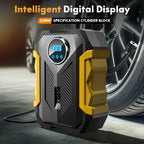 12V Tyre Inflator, 150 PSI Auto-Stop