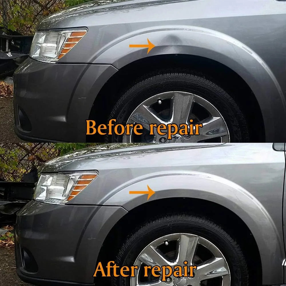 Paintless Dent Repair Kit Pro with Glue Gun, Slide Hammer, Rubber Hammer and Reflector Board