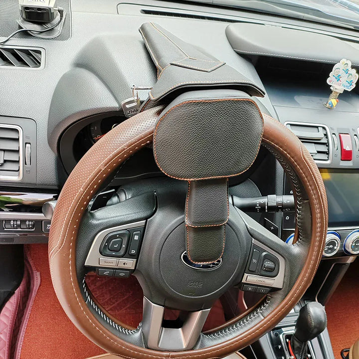 Folding Steering Wheel Lock with Alarm