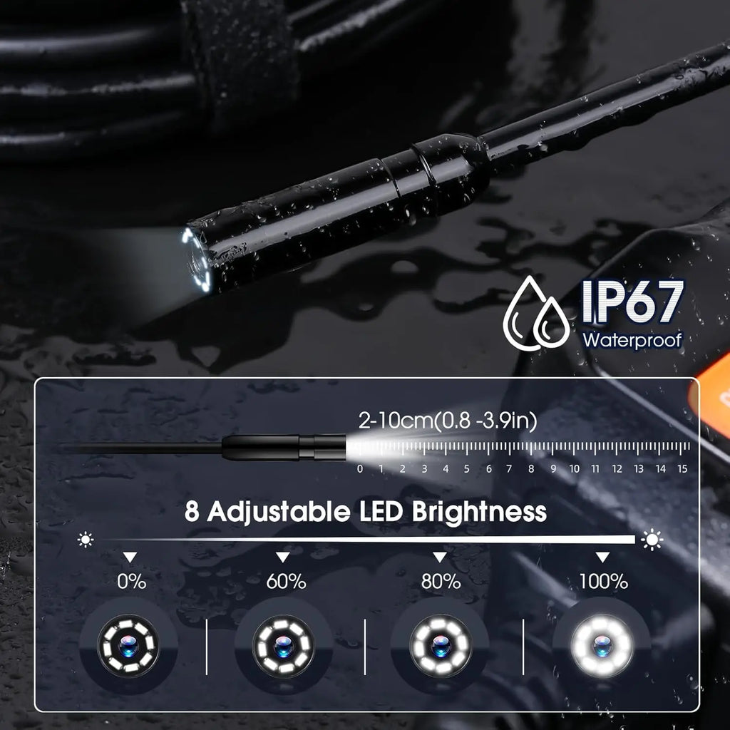 Inspection Camera, 4.3" Screen (1 m Cable)