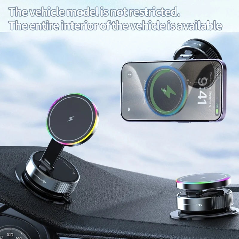 Wireless Charging Phone Mount, Windscreen