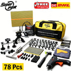 Paintless Dent Repair Kit Pro with Glue Gun, Slide Hammer, Rubber Hammer and Reflector Board