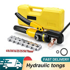 Hydraulic Crimping Tool 8 Ton with 8 Die Pairs for 4-70mm² Copper Cable Lugs and Terminals