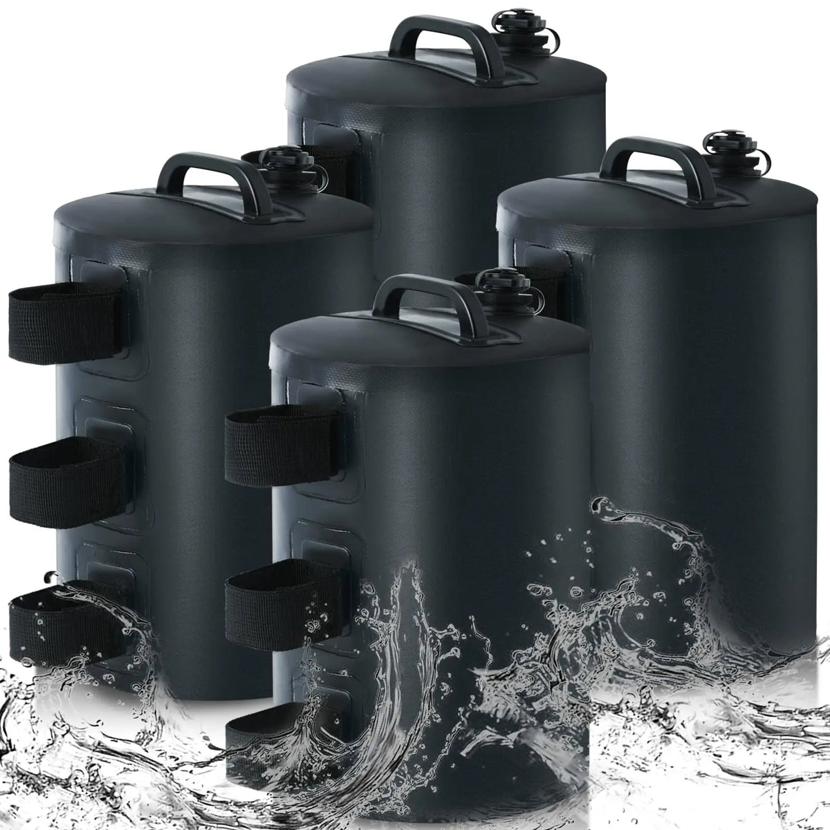 Canopy Weight Bags 20kg 4 Pack, Water-Fill Leg Weights for Gazebos, Shade Tents and Marquees