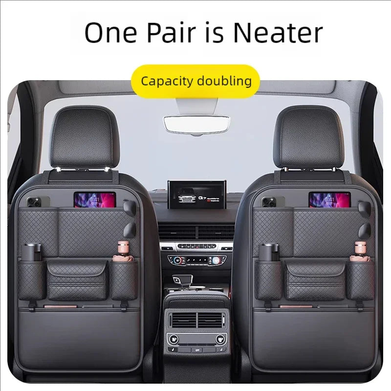 Seat-Back Organiser with Kick Mat